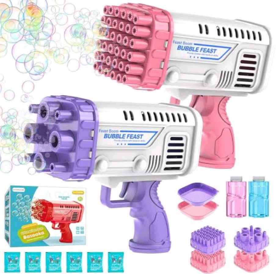 Bubble Gun for Kids (32 Holes)